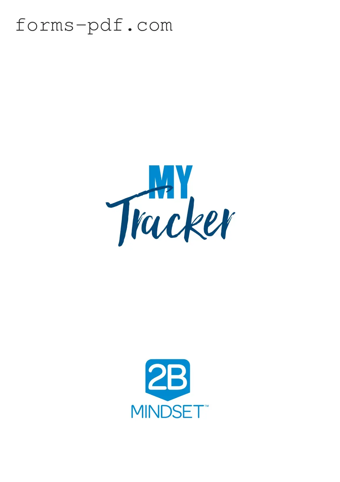 2B Mindset Tracker PDF Form