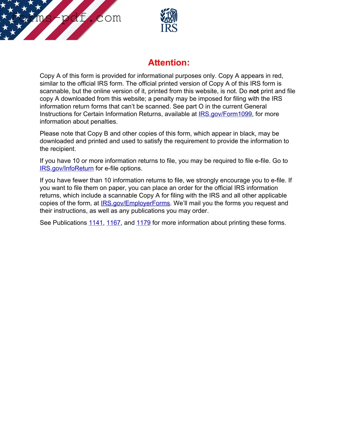 IRS 1099-MISC PDF Form