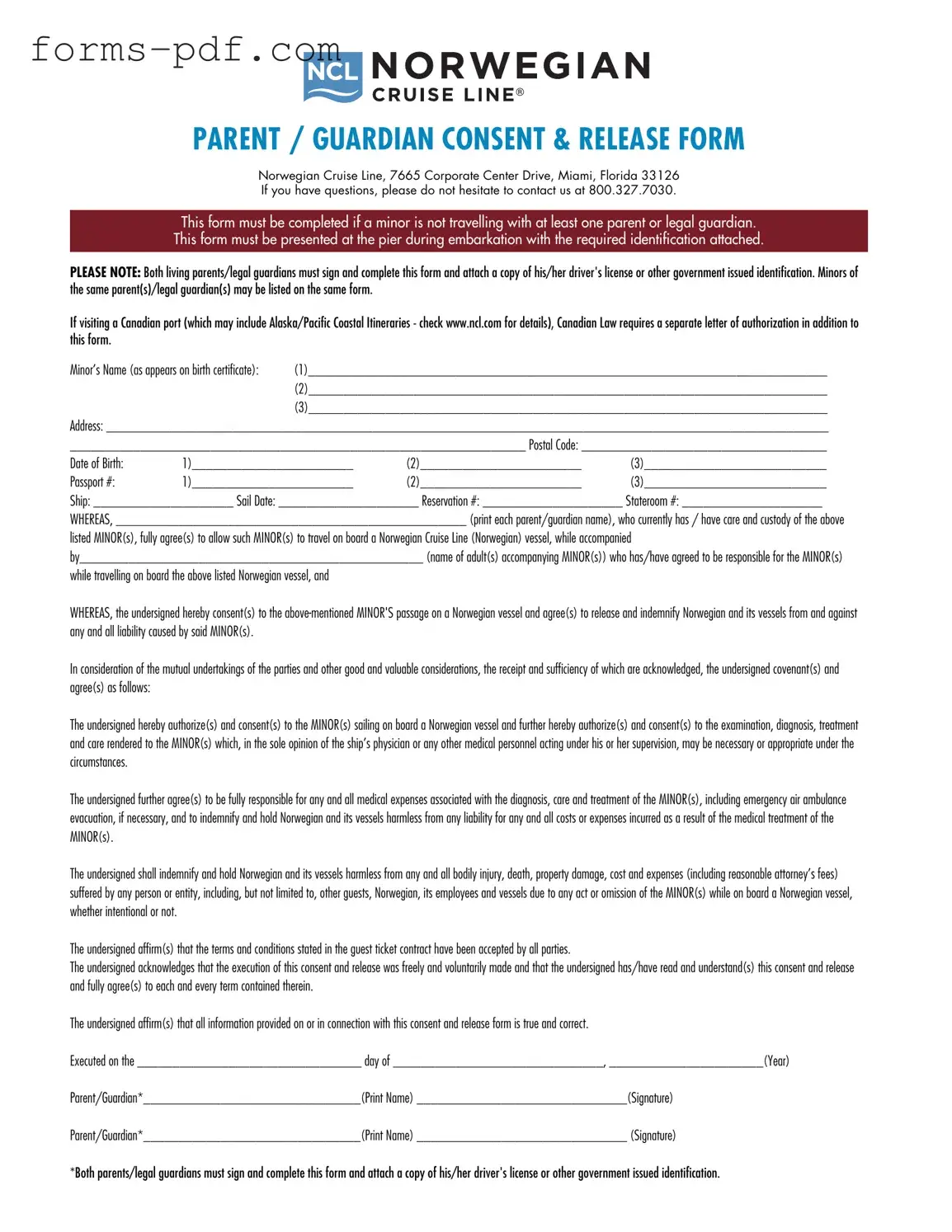 NCL Parental Consent PDF Form