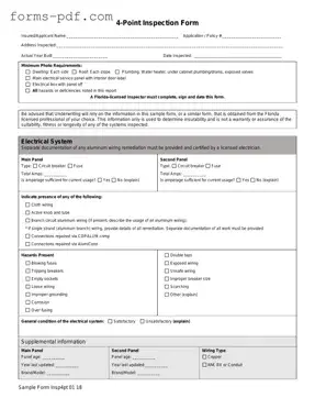 4 Point Inspection PDF Form