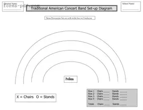 Band Seating Chart PDF Form
