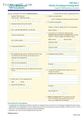 P 45 It PDF Form